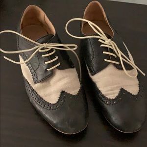 Black and Cream Oxfords from Barney’s